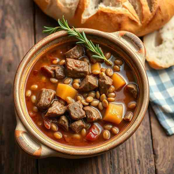 Hearty Beef & Lentil Stew - Easy Dinner Recipes